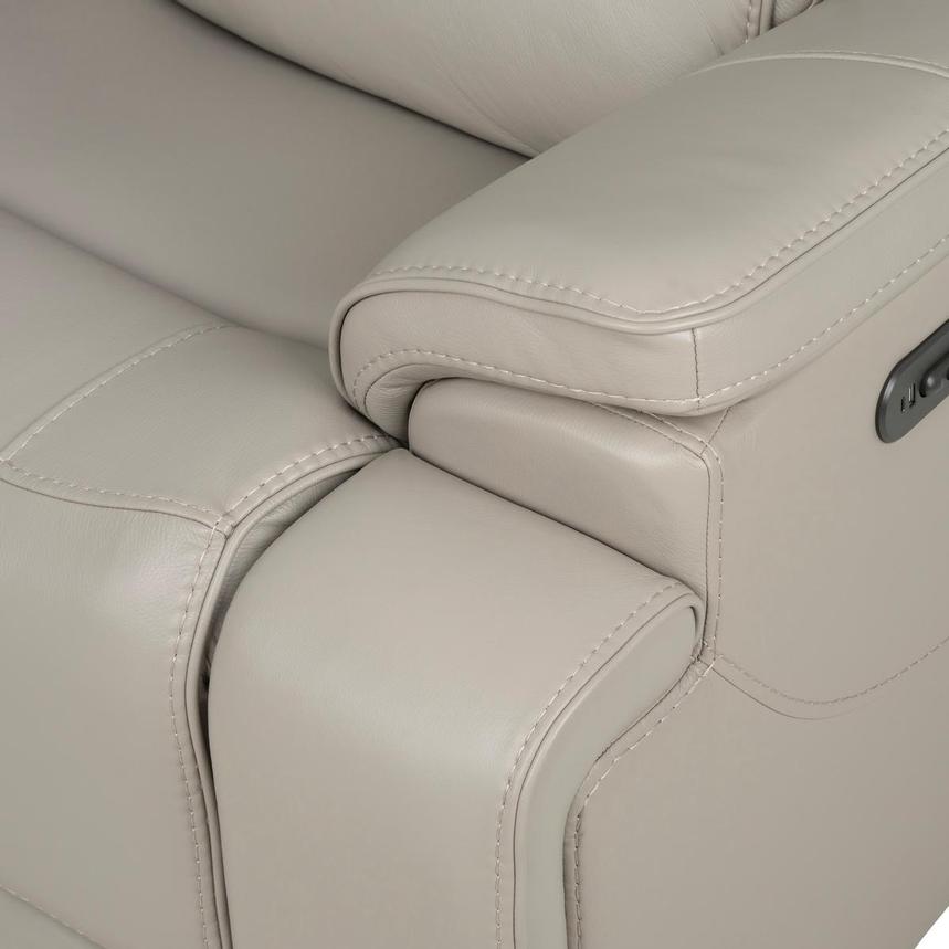 Granite Leather Power Reclining Sectional with 5PCS/2PWR  alternate image, 7 of 13 images.
