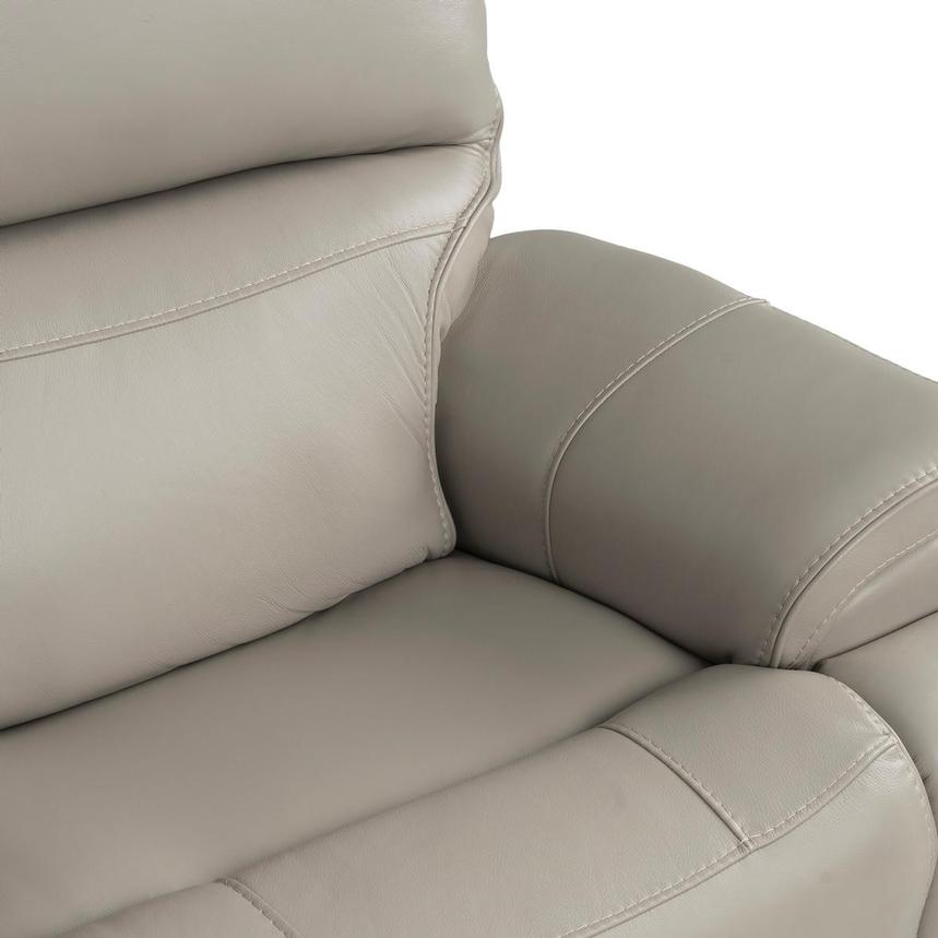 Granite Leather Power Reclining Sectional with 6PCS/2PWR alternate image, 9 of 15 images.