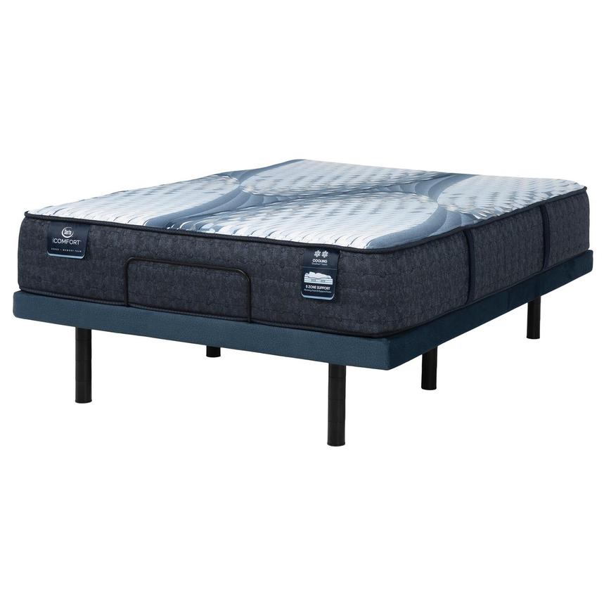 Aveda-Medium Full Mattress w/Motion Essentials VI Powered Base by Serta