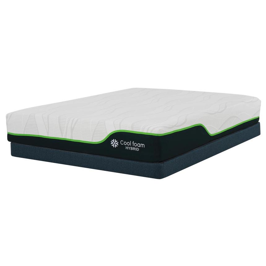 Brizo-Hybrid Full Mattress w/Regular Foundation Beautyrest by Simmons