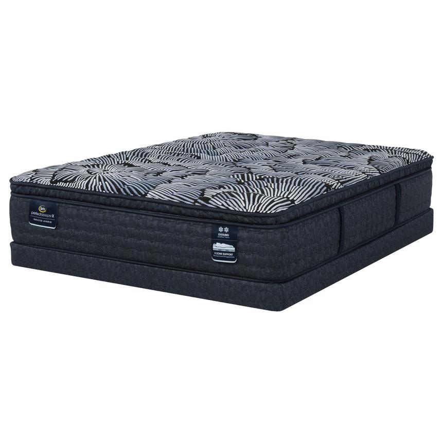 Lexton-Medium Pillow Top Full Mattress w/Low Foundation by Serta iComfort  main image, 1 of 6 images.