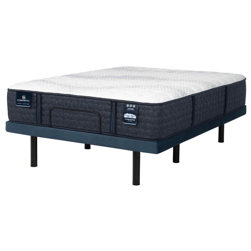 Ambrose-Firm King Mattress w/Motion Essentials VI Powered Base by Serta