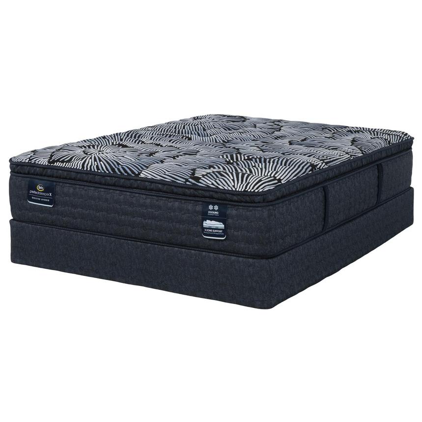 Lexton-Medium Pillow Top Queen Mattress w/Regular Foundation by Serta iComfort  main image, 1 of 6 images.