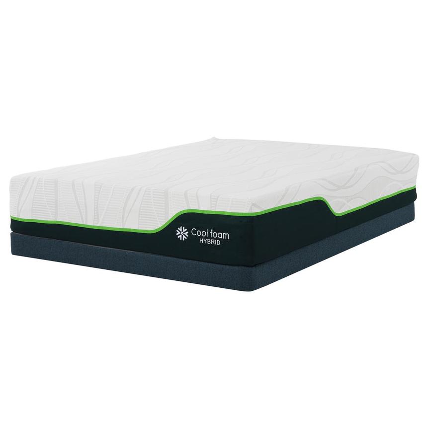 Zen-Hybrid Queen Mattress w/Low Foundation Beautyrest by Simmons