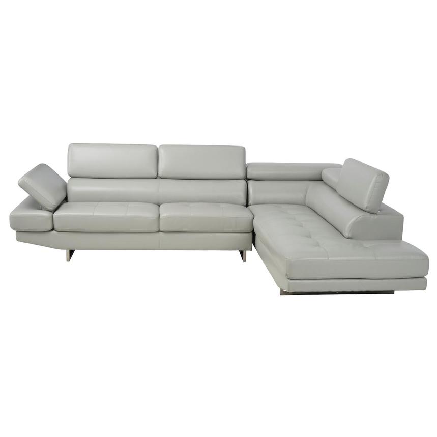 Tahoe Gray Corner Sofa w/Right Chaise  alternate image, 6 of 14 images.