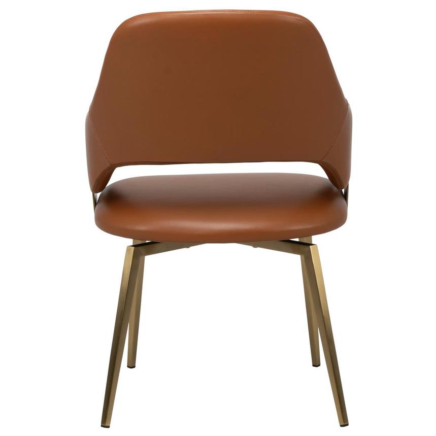 Monarch Leather Swivel Arm Chair  alternate image, 4 of 8 images.