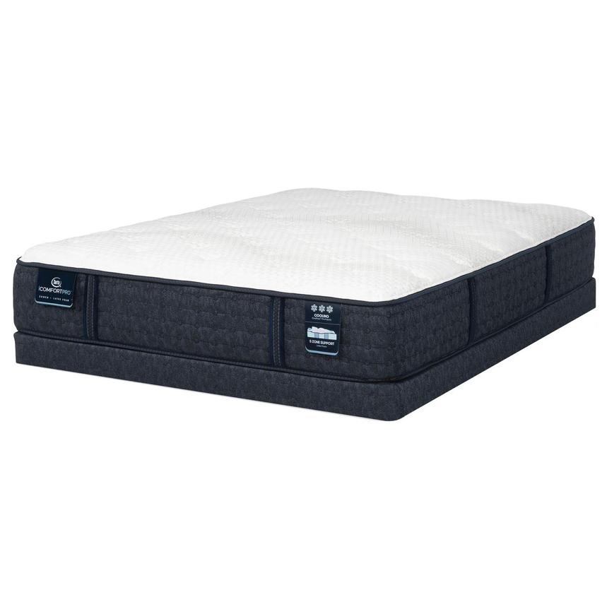 Chelsea-Medium Twin XL Mattress w/Low Foundation by Serta iComfortECO