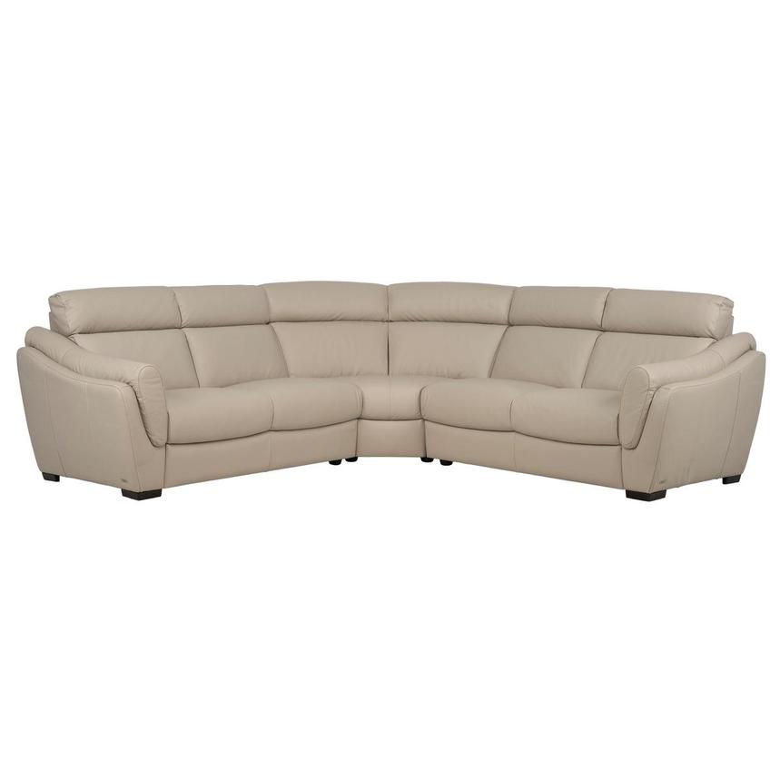 Mayfair 3-Piece Leather Sectional by Natuzzi Editions  main image, 1 of 7 images.