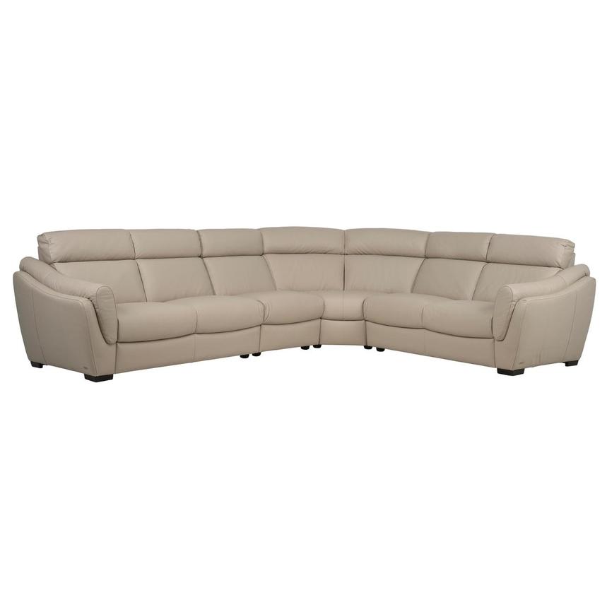 Mayfair 4-Piece Leather Sectional by Natuzzi Editions  main image, 1 of 7 images.