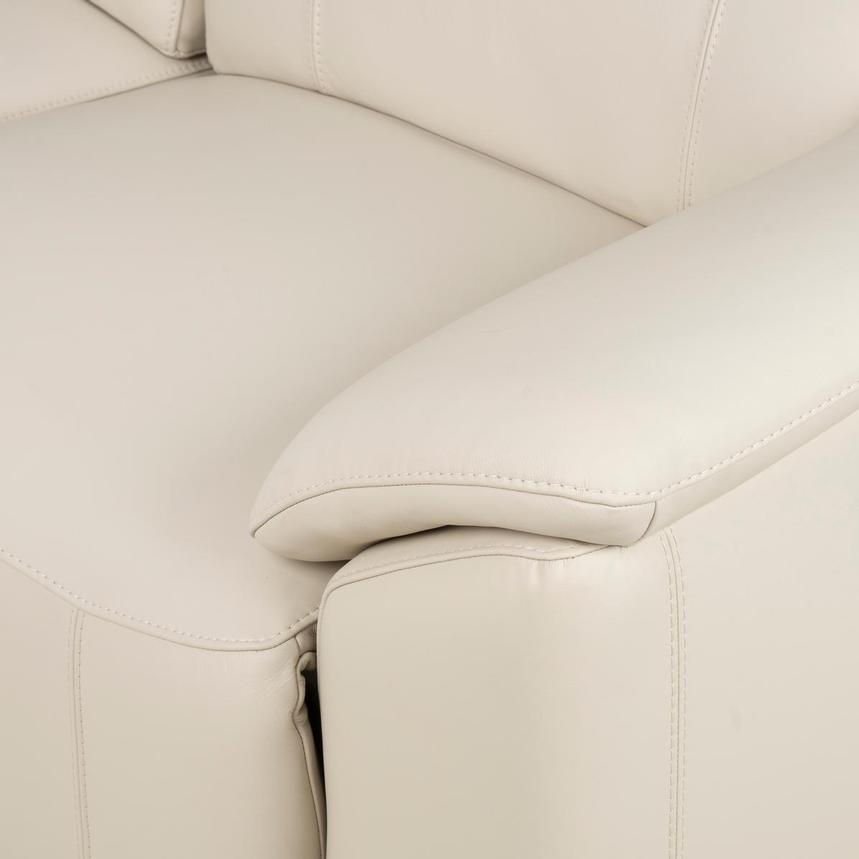 Cordova Cream Home Theater Leather Seating with 5PCS/3PWR alternate image, 12 of 14 images.