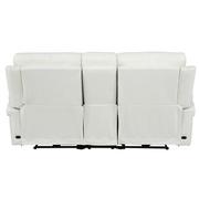 Zeus Leather Power Reclining Sofa w/Console  alternate image, 6 of 16 images.