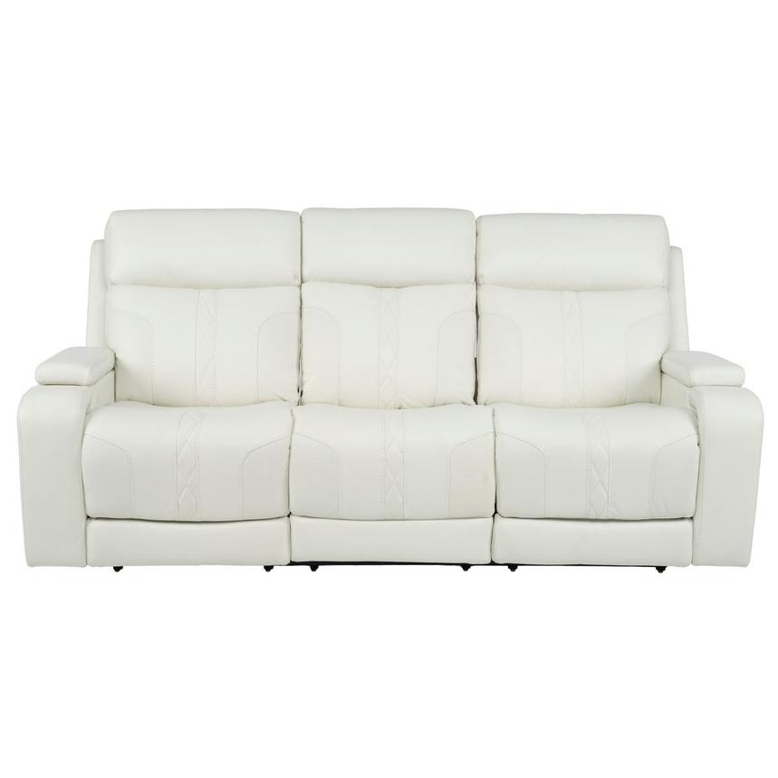 Zeus Leather Power Reclining Sofa  alternate image, 2 of 16 images.