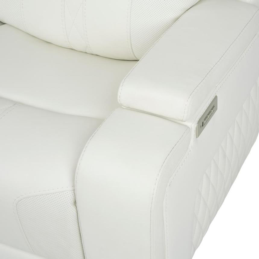 Zeus Leather Power Reclining Sofa  alternate image, 15 of 16 images.