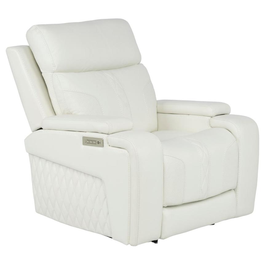 Zeus Leather Power Recliner  alternate image, 3 of 14 images.