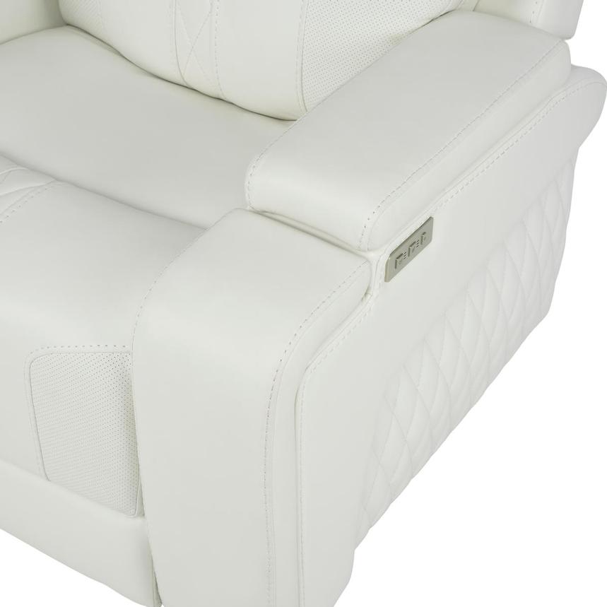 Zeus Leather Power Recliner  alternate image, 8 of 14 images.