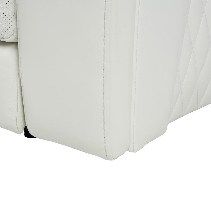 Zeus Leather Power Reclining Sofa w/Console  alternate image, 16 of 16 images.