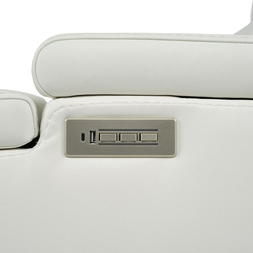 Zeus Leather Power Reclining Sofa  alternate image, 11 of 17 images.