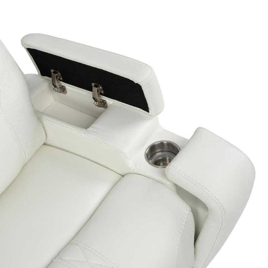 Zeus Leather Power Reclining Sofa alternate image, 14 of 18 images.