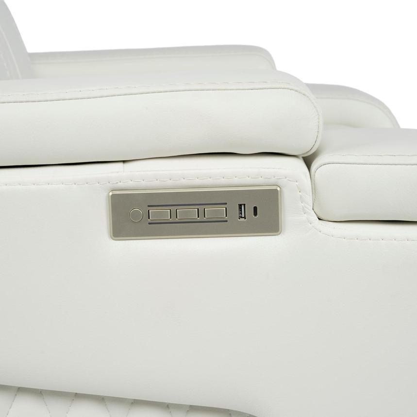 Zeus Leather Power Recliner  alternate image, 14 of 15 images.