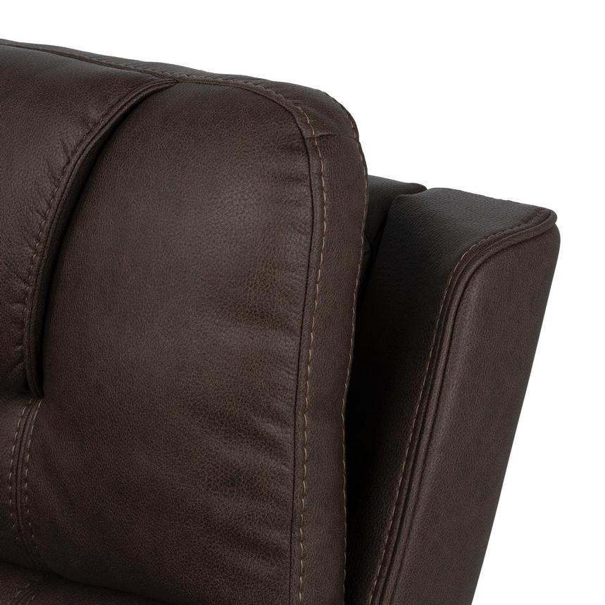 Capriccio Brown Power Reclining Sectional with 4PCS/2PWR  alternate image, 6 of 10 images.
