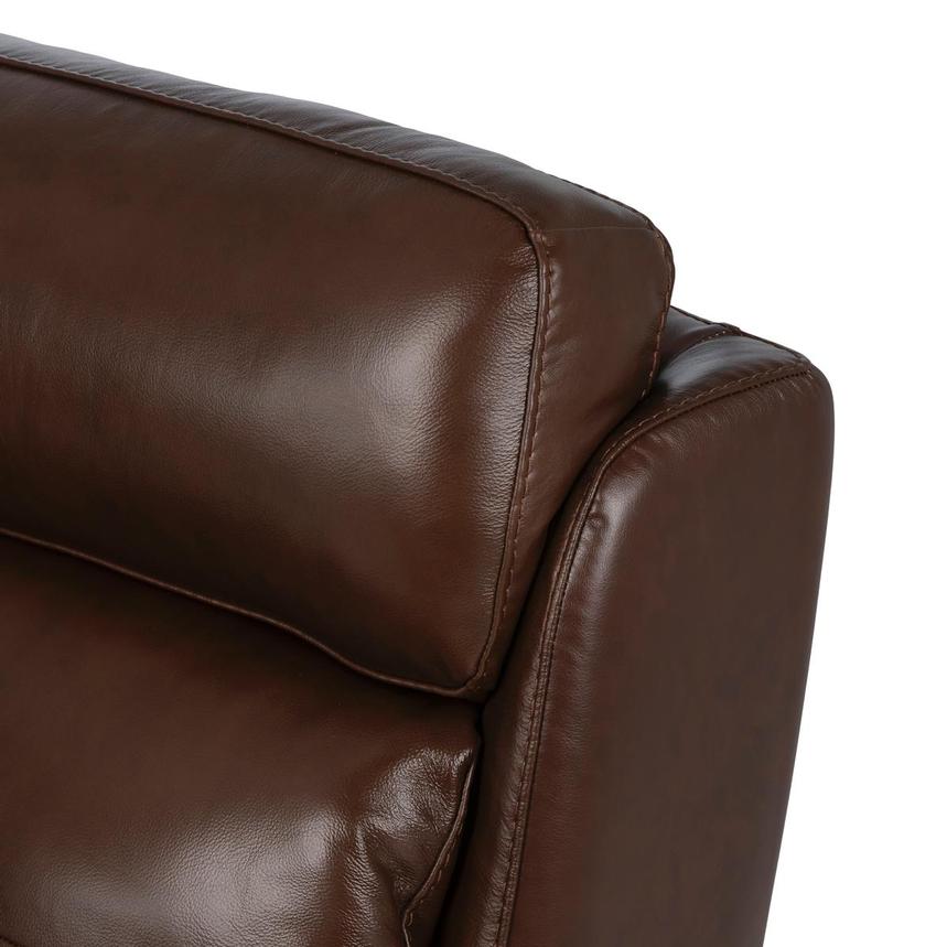 Naya Brown Home Theater Leather Seating with 5PCS/2PWR  alternate image, 7 of 10 images.