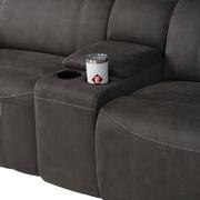 Dallas Dark Gray Home Theater Seating with 5PCS/3PWR  alternate image, 7 of 11 images.