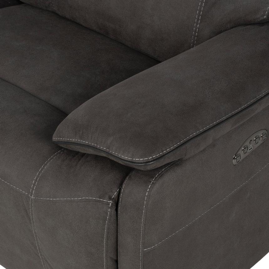 Dallas Dark Gray Home Theater Seating with 5PCS/3PWR  alternate image, 9 of 11 images.
