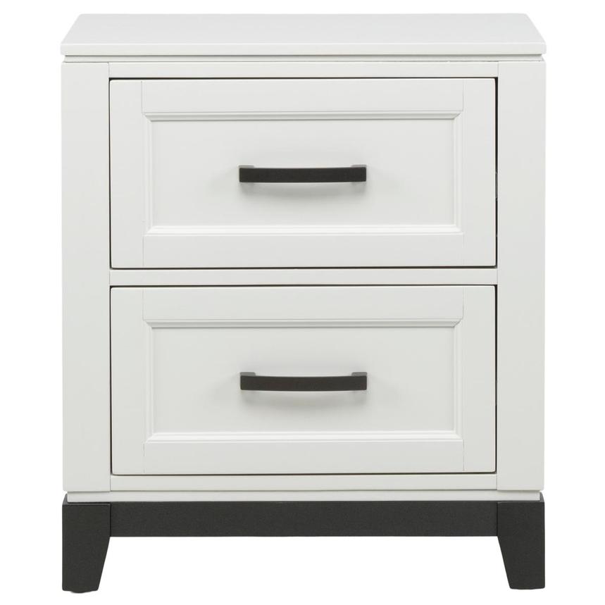Eason White Nightstand  main image, 1 of 10 images.