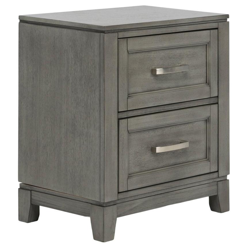 Eason Gray Nightstand  alternate image, 2 of 9 images.