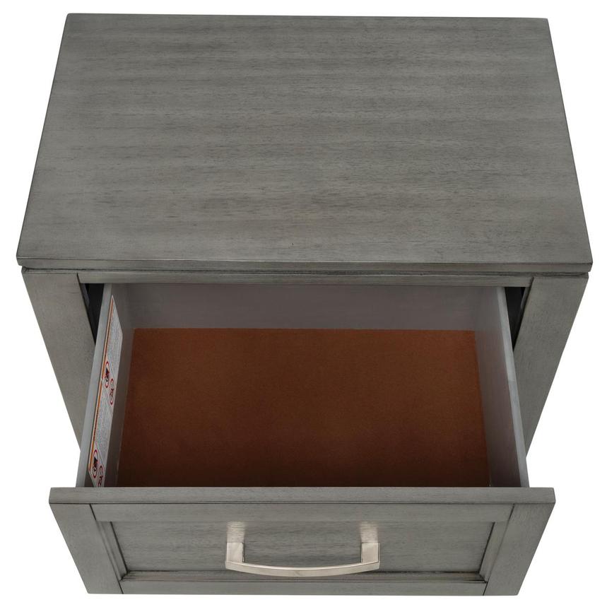 Eason Gray Nightstand  alternate image, 6 of 9 images.