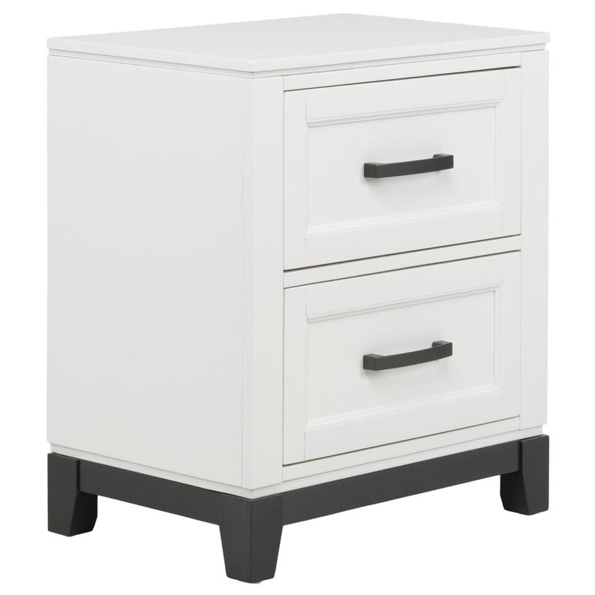 Eason White Nightstand alternate image, 2 of 10 images.