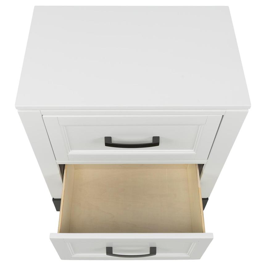 Eason White Nightstand alternate image, 7 of 10 images.