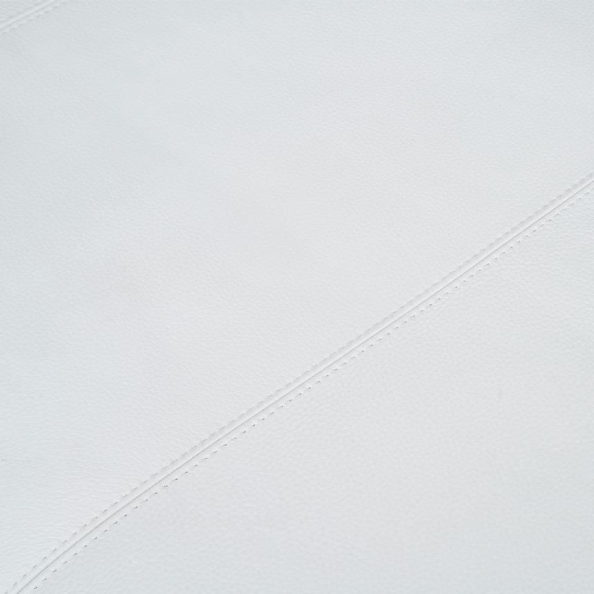 Rio White II Leather Ottoman  alternate image, 7 of 7 images.