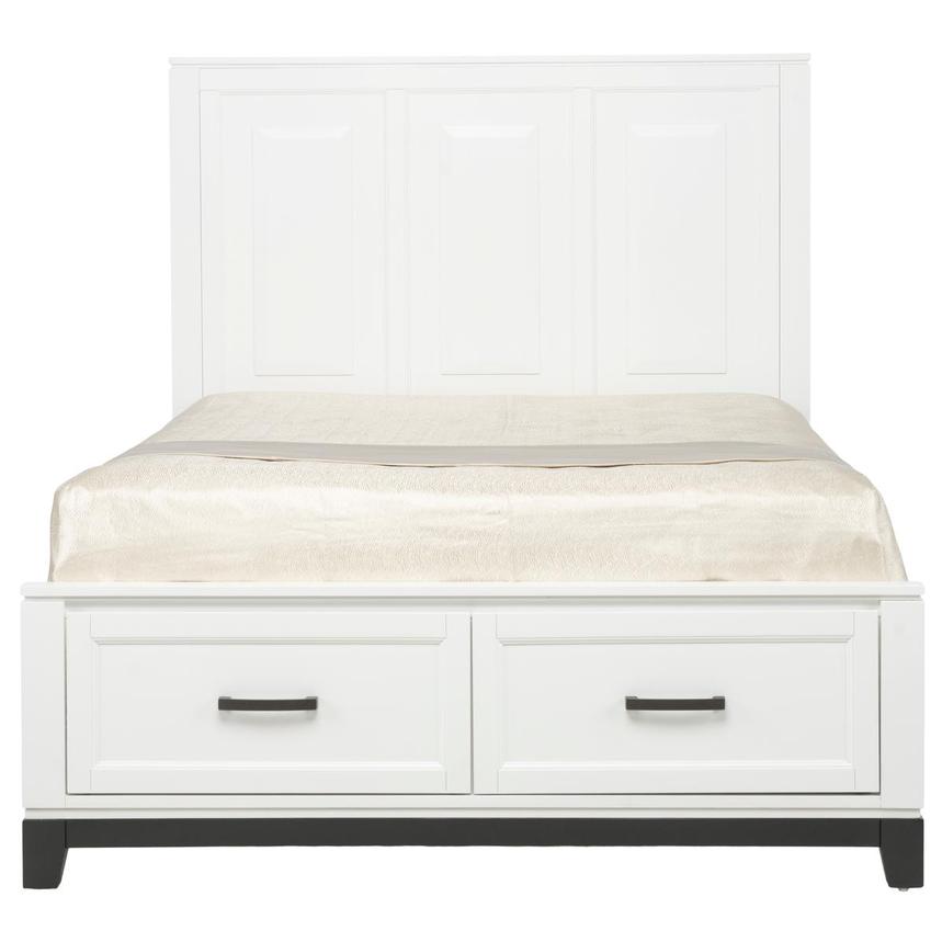 Eason White Full Storage Bed alternate image, 2 of 9 images.
