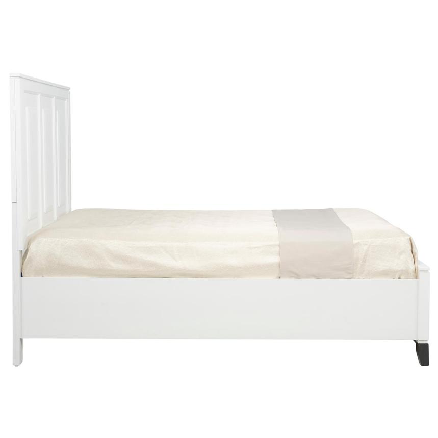 Eason White Queen Storage Bed  alternate image, 4 of 9 images.