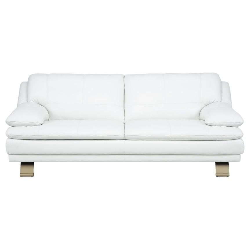 Rio White II Leather Sofa  main image, 1 of 7 images.