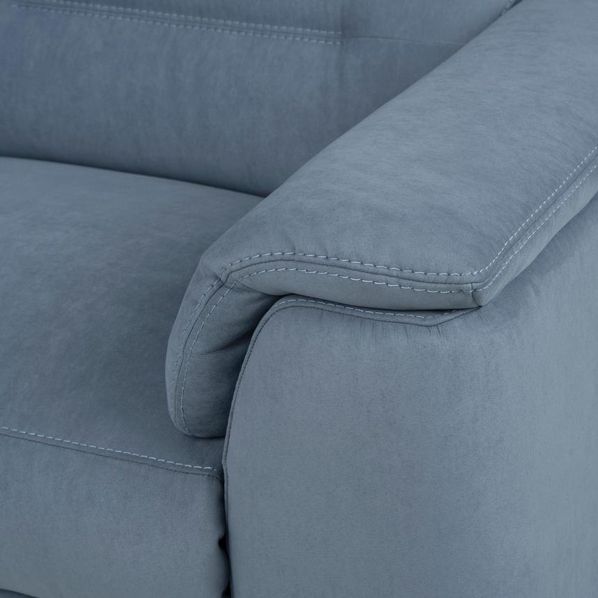Claribel II Light Blue Power Reclining Sectional with 4PCS/2PWR  alternate image, 8 of 10 images.