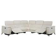 Claribel II Ivory Power Reclining Sectional with 5PCS/2PWR  alternate image, 2 of 10 images.