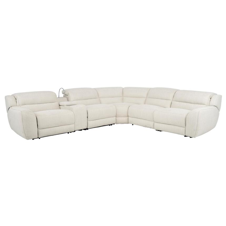 Astro Power Reclining Sectional with 6PCS/3PWR  main image, 1 of 15 images.