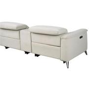 Claribel II Ivory Power Reclining Sectional with 6PCS/2PWR  alternate image, 5 of 13 images.