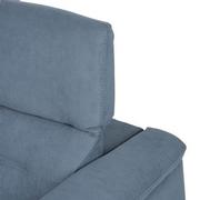 Claribel II Light Blue Power Reclining Sectional with 6PCS/2PWR  alternate image, 10 of 13 images.