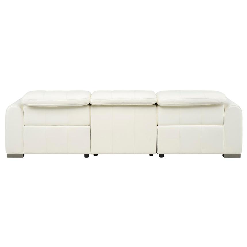 Dolomite White 2.0 3PWR Oversized Leather Sofa  alternate image, 6 of 13 images.
