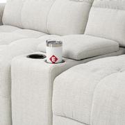 Depot Sliding Sectional w/Right Chaise with 6PCS/2PWR  alternate image, 6 of 14 images.