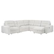 Depot Sliding Sectional w/Right Chaise with 6PCS/2PWR  main image, 1 of 14 images.