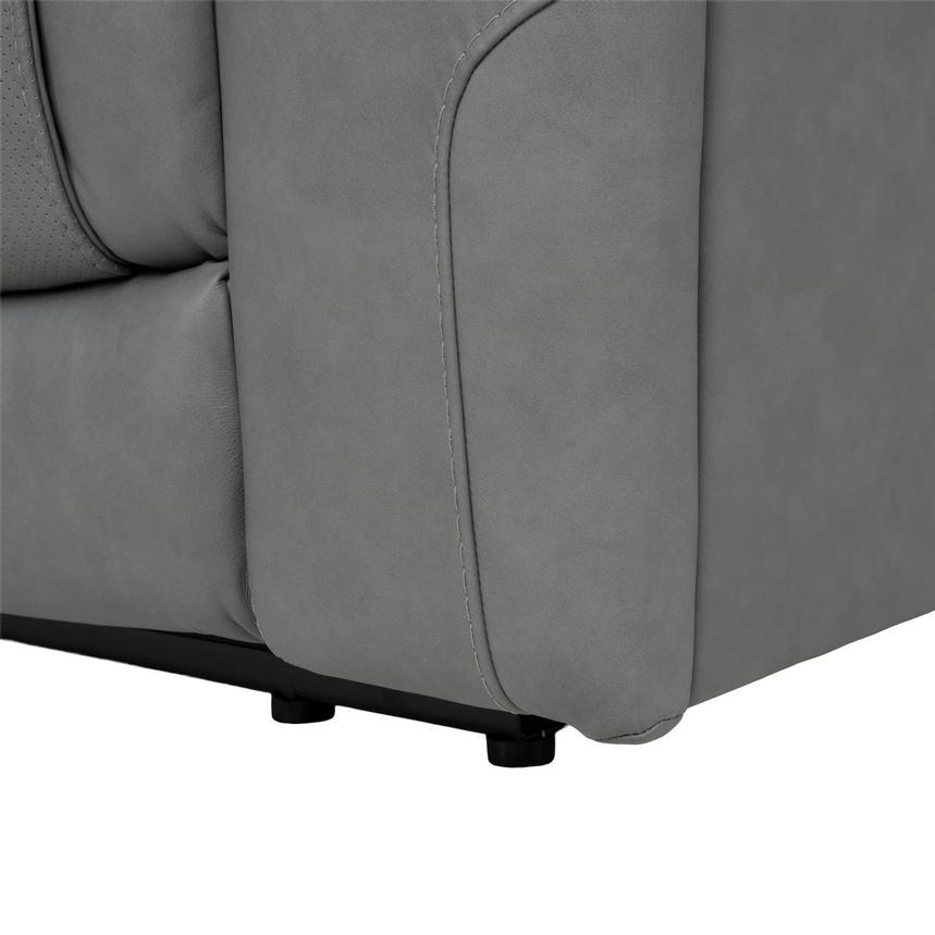 Odyssey Cobalt 6PCS/3PWR Leather Power Reclining Sectional w/Beverage Cooler  alternate image, 16 of 19 images.