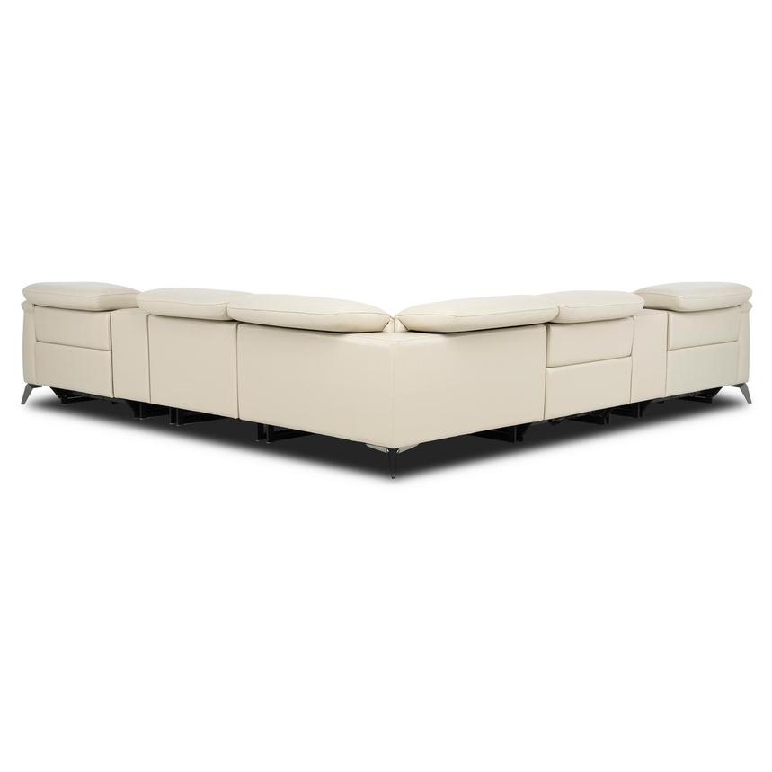 Anabel Cream 2.0 Leather Power Reclining Sectional with 7PCS/3PWR alternate image, 4 of 5 images.