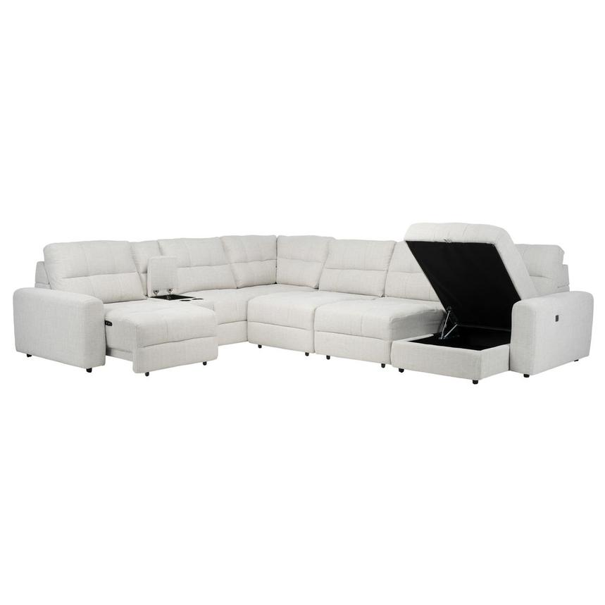 Depot Sliding Sectional w/Right Chaise with 7PCS/2PWR alternate image, 2 of 14 images.