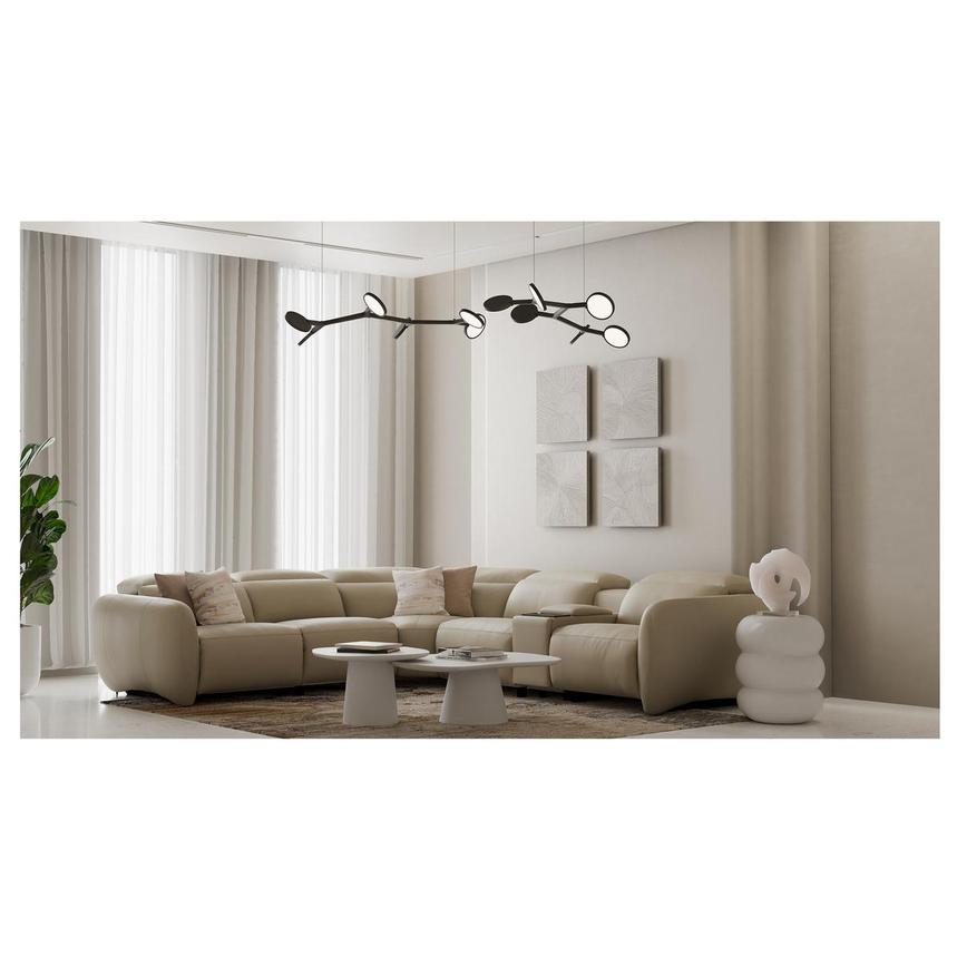 Baloo Leather Power Reclining Sectional with 6PCS/3PWR  alternate image, 2 of 12 images.