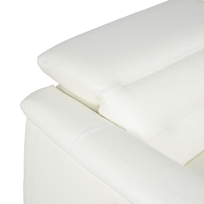 Anabel White 2.0 Leather Power Reclining Sectional with 5PCS/2PWR  alternate image, 6 of 10 images.