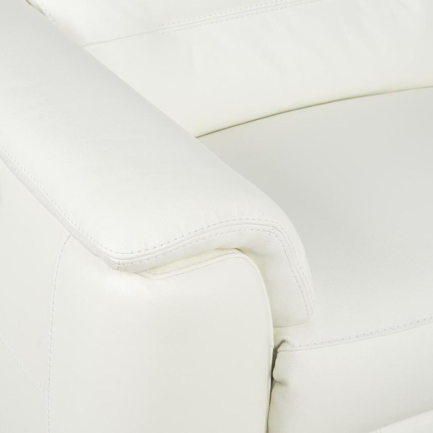 Anabel White 2.0 Leather Power Reclining Sectional with 6PCS/2PWR  alternate image, 6 of 13 images.